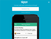 Tablet Screenshot of m.bigtent.com