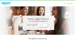 Desktop Screenshot of bigtent.com