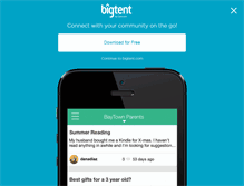 Tablet Screenshot of bigtent.com